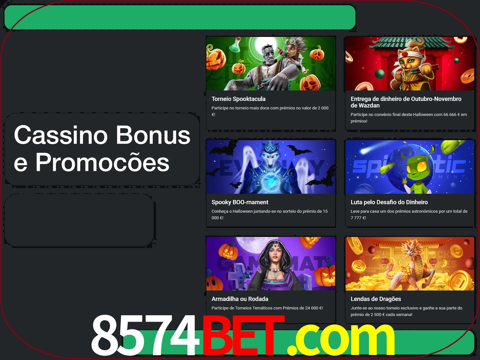 Verifique se há novos bônus de cassino para reivindicar.