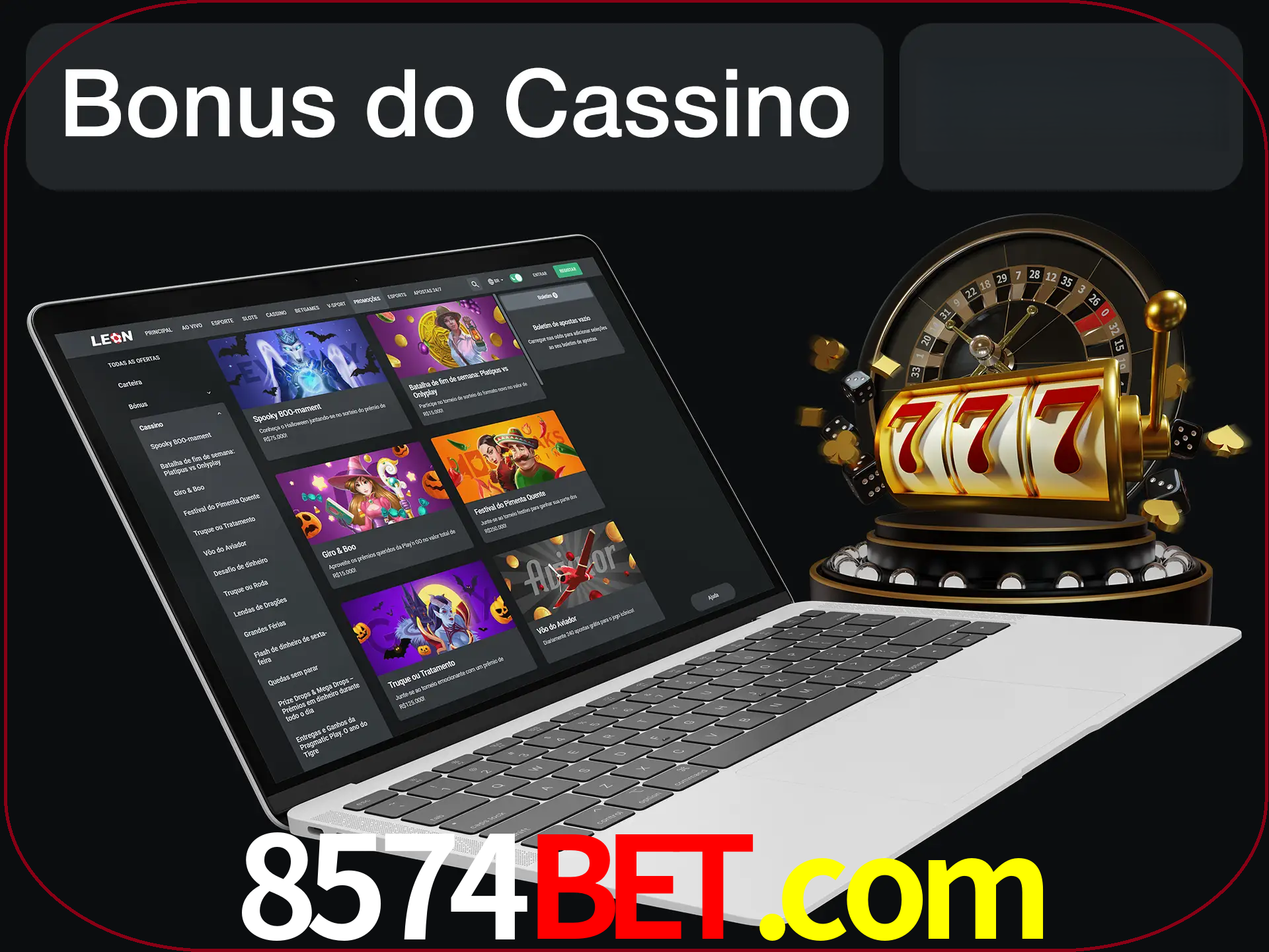 Use o bônus do cassino para começar melhor.